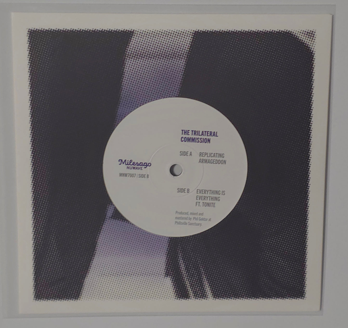THE TRILATERAL COMMISSION - Replicating Armageddon (2025) (Limited Edition 7" Black Vinyl Single)