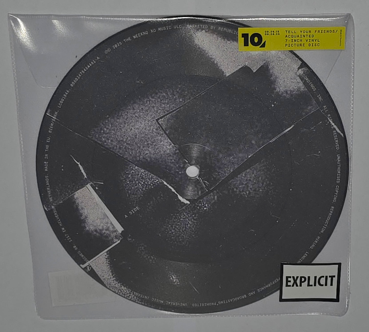 The Weeknd – Tell Your Friends / Acquainted (2025) (Limited Edition 7" Picture Disc Vinyl Single)