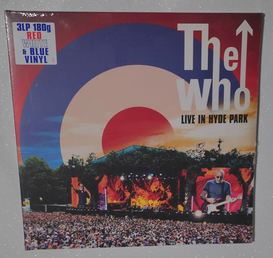 The Who – Live In Hyde Park (2020) (Limited Edition Red Blue & White Colour Vinyl LP)