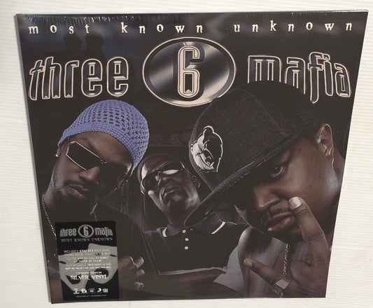 Three 6 Mafia – Most Known Unknown (2022 Reissue) (Limited Edition Silver Colour Vinyl LP)