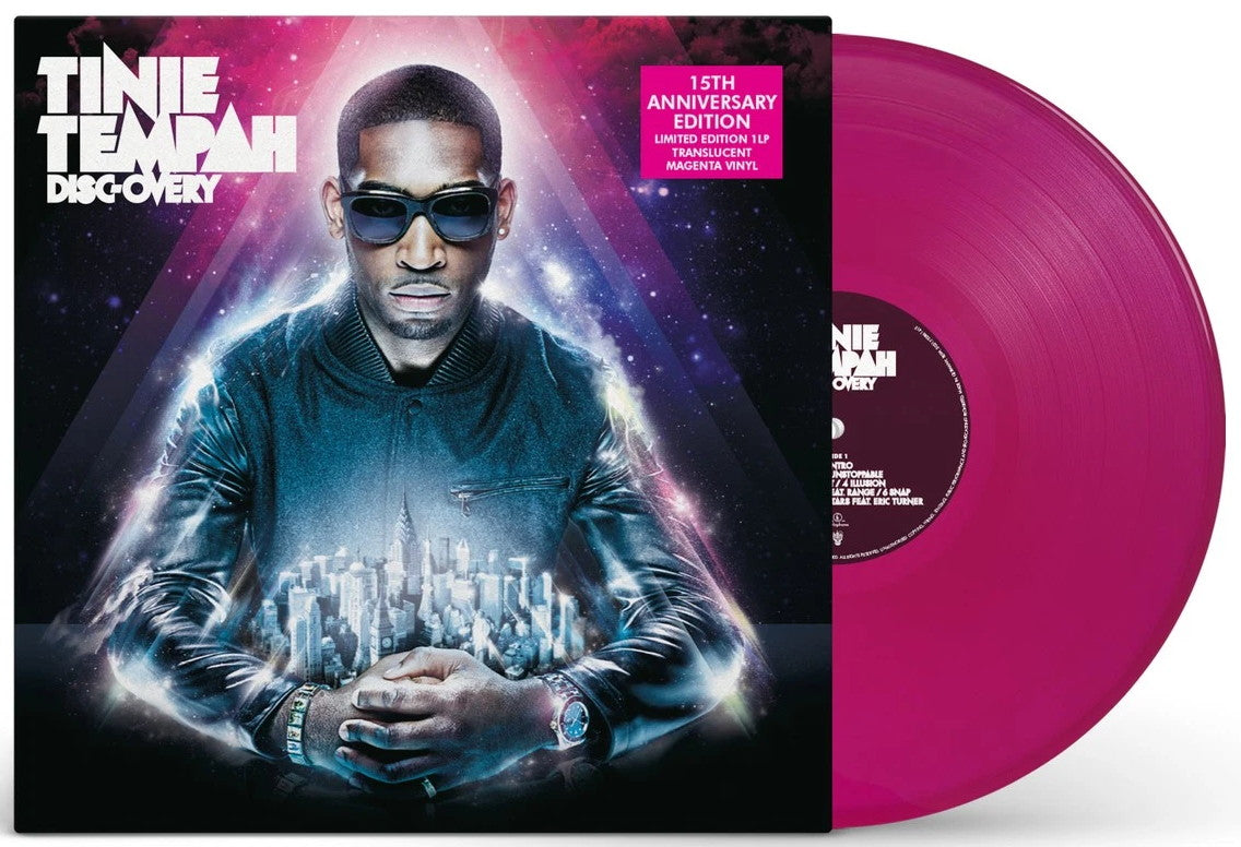 Tinie Tempah – Disc-Overy (2025 Reissue) (Limited Edition Magenta Colour Vinyl LP)