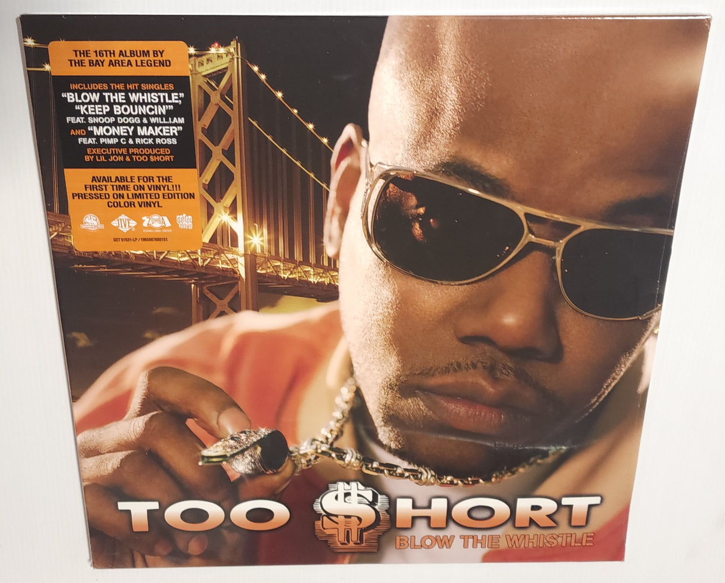 Too $hort - Blow The Whistle (2024) (Limited Edition Gold Colour Vinyl LP)