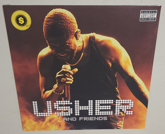 Usher – Usher & Friends (2024) (Limited Edition Gold Colour Vinyl LP)
