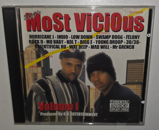 Various ‎Artists – 209's Most Vicious (1995) (CD)