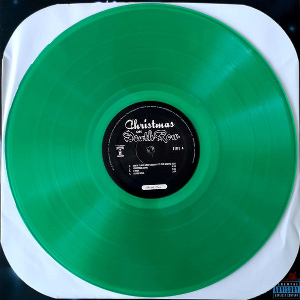 Various Artists - Christmas On Death Row (2018 Reissue) (Limited Edition Clear Green Colour Vinyl LP)