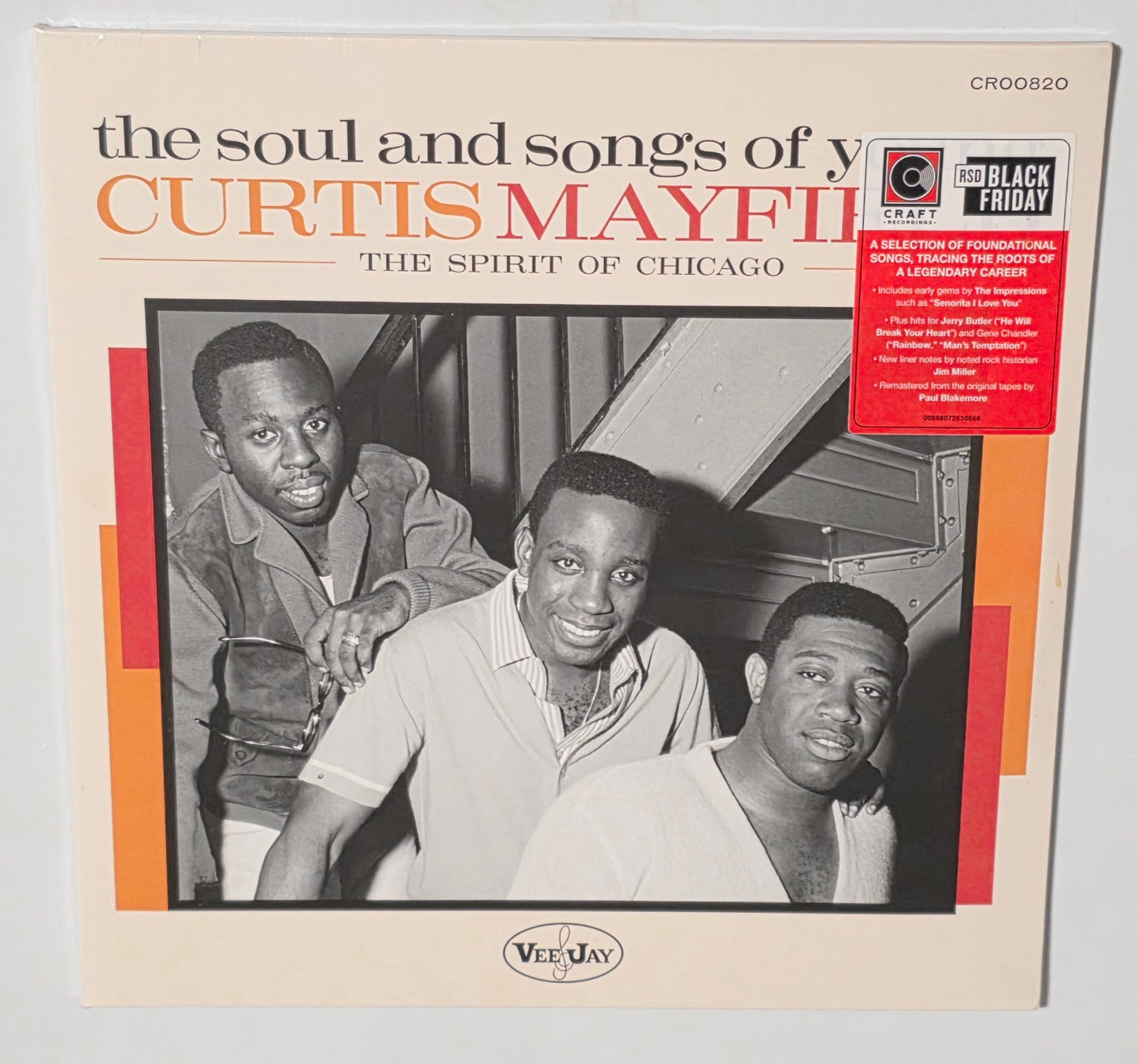 Various Artists – The Soul And Songs Of Young Curtis Mayfield: The Spirit Of Chicago (2024 BF RSD) (Limited Edition Vinyl LP)