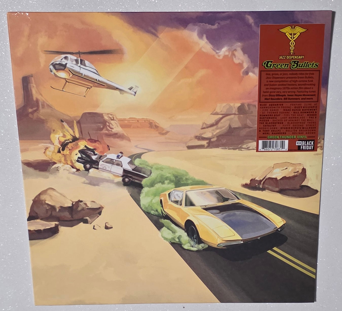 Various Artists – Jazz Dispensary: Green Bullets (2025 BF RSD) (Limited Edition Green Thunder Colour Vinyl LP)