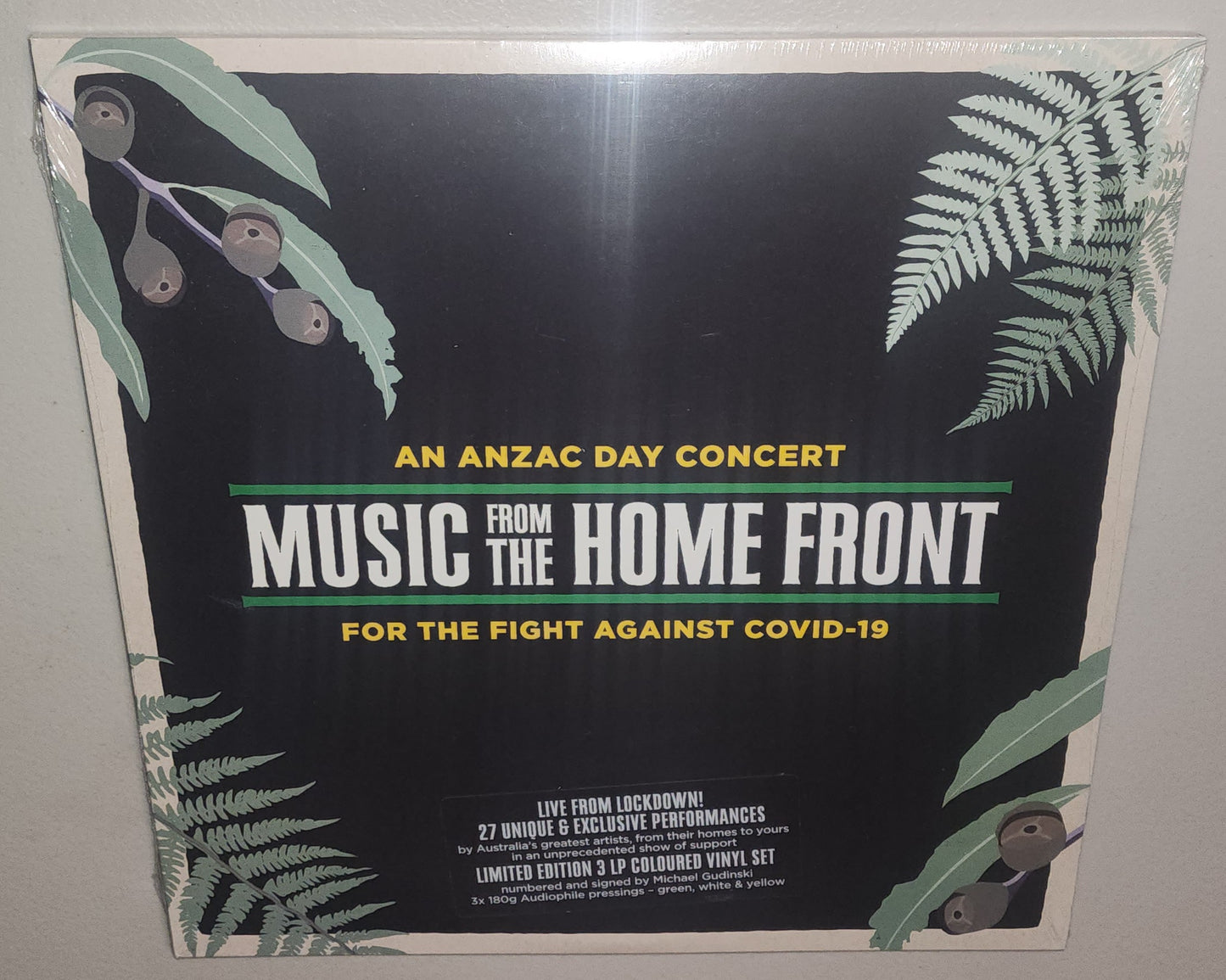 Various Artists – Music From The Home Front (2024) (Limited Edition 3-Disc Vinyl LP with Michael Gudinski autographed Insert)