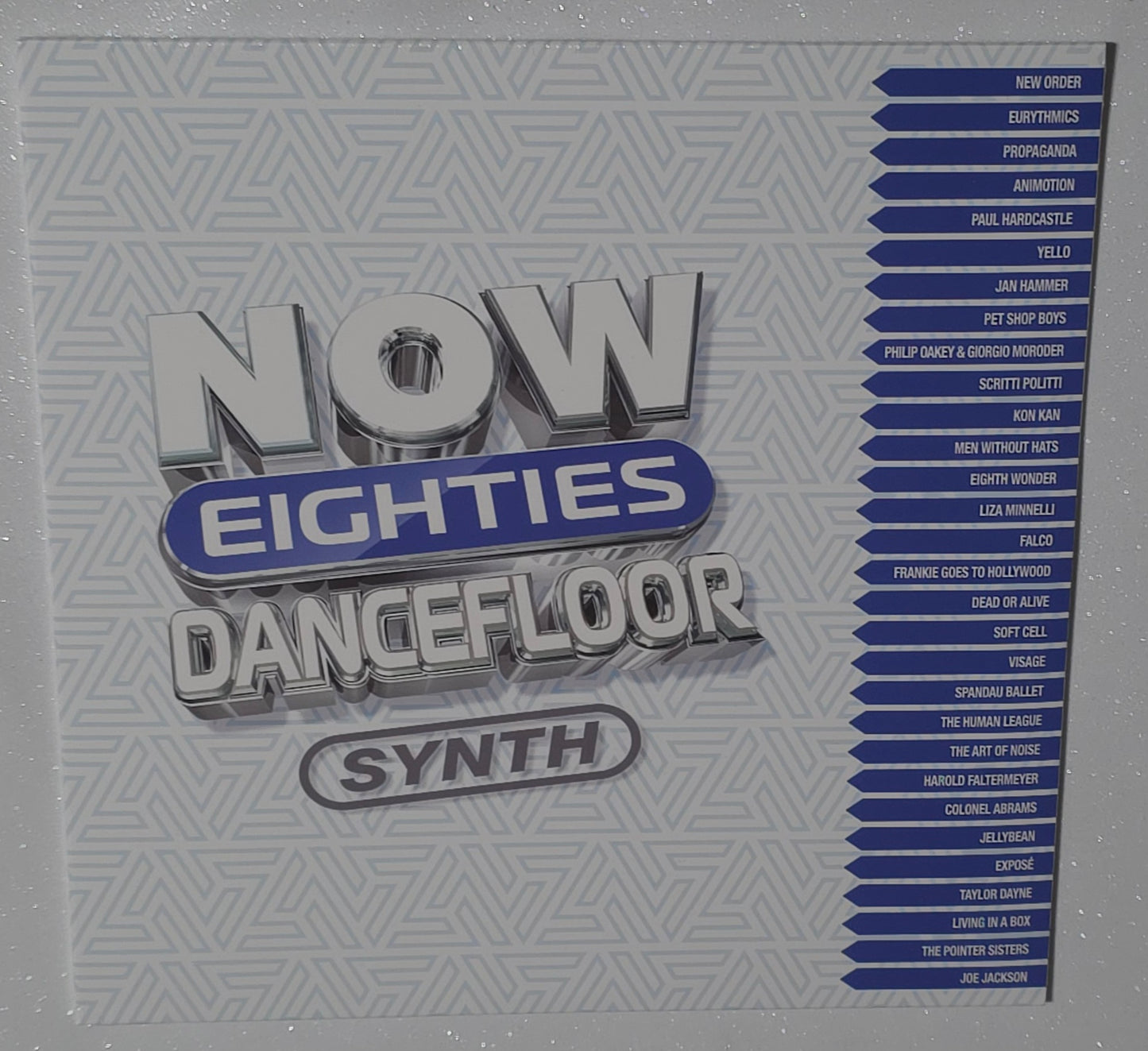 Various Artists – Now Eighties Dancefloor Synth (2024) (Limited Edition Dark Blue & Clear Colour Vinyl LP)