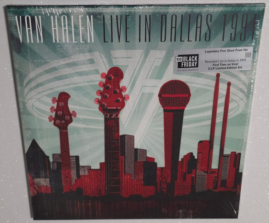 Van Halen -  Live In Dallas 1991 (2024 BF RSD) (Limited Edition Red Colour Etched Vinyl LP)