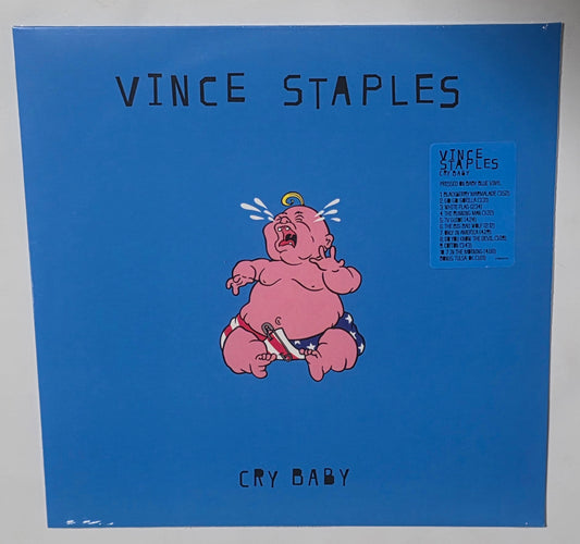 Vince Staples – Cry Baby (UK Edition) (2026) (Limited Edition Baby Blue Colour Vinyl LP)