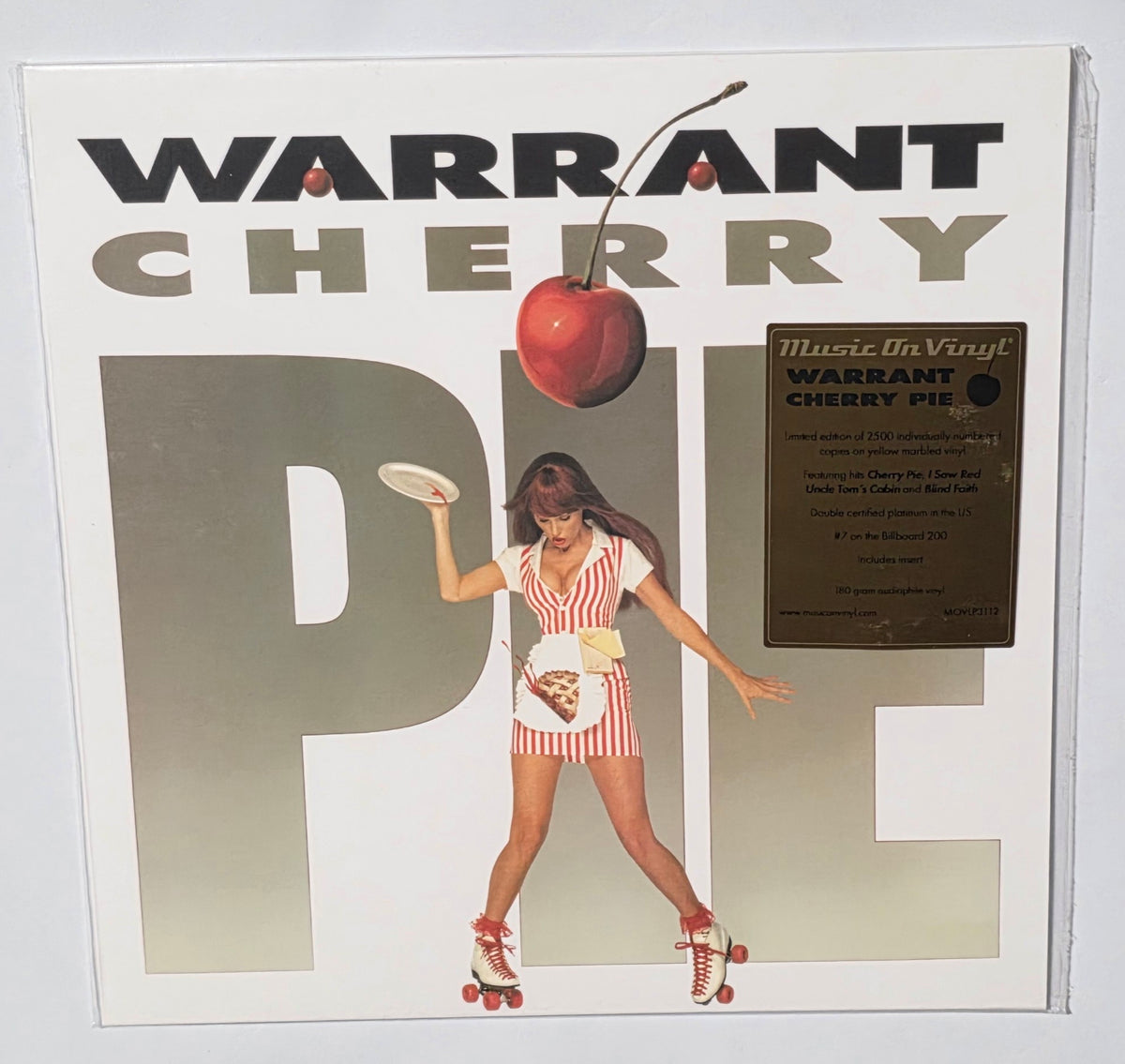 Warrant – Cherry Pie (2025 Reissue) (Limited Edition Yellow Colour Vinyl LP)