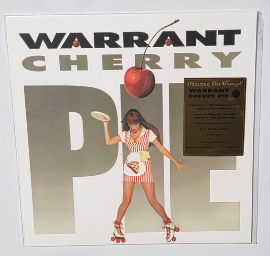 Warrant – Cherry Pie (2025 Reissue) (Limited Edition Yellow Colour Vinyl LP)