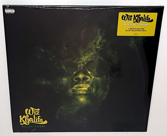 Wiz Khalifa - Rolling Papers: 10th Anniversary (2021) (Limited Edition Blue Splatter Colour Vinyl LP)